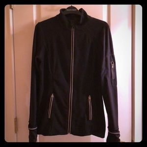 Ladies black athletic jacket